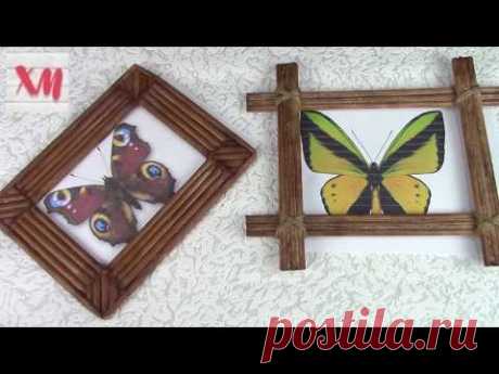 2 варианта фоторамок / 2 photo frame options DIY. ХоббиМаркет