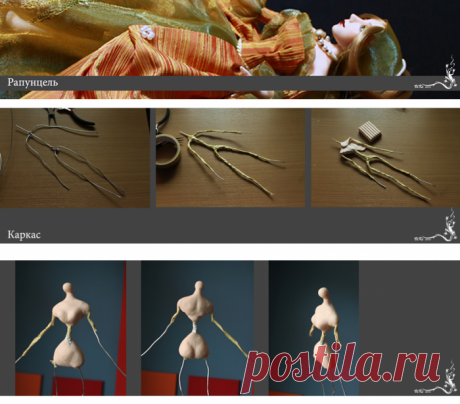 Урок авторской куклы из полимерной глины - ViKi's ART
