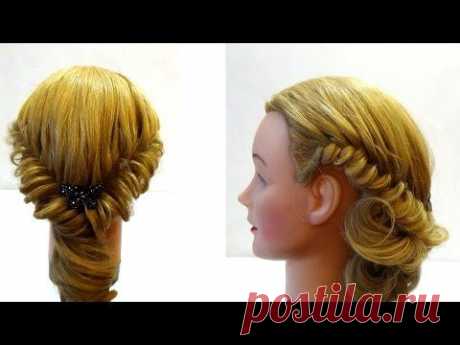 Прическа на лето с плетением. Плетение кос своими руками. Braiding hair - YouTube
#прически#летние прически#прически с плетением#прически для девочек#прически своими руками