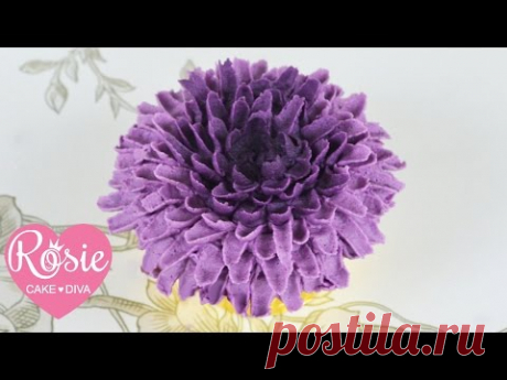 How to make a BUTTERCREAM CHRYSANTHEMUM CUPCAKE