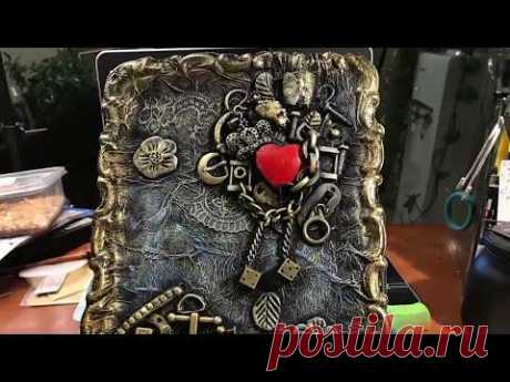 A picture in the style of Steampunk or MixMedia. Картина в стиле Стимпанк. - YouTube