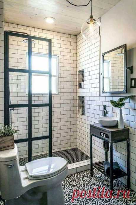 15 удачных идей для маленькой ванной комнаты