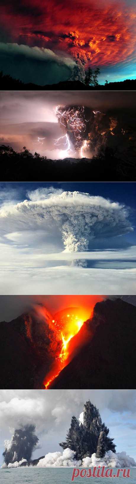 Невероятные фотографии извержения вулканов.