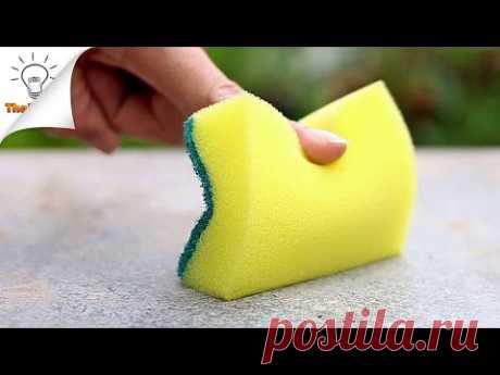 15 Ideas to Use Sponge You Should Know | Thaitrick - YouTube