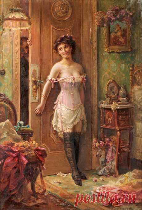 Аукционное в коллекцию. | Hans Zatzka (Österrike 1895-1945) &quot;Nicht eintretten&quot;. .