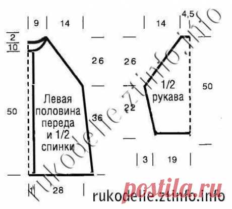 Дорогу летним ажурным кардиганам! Смотрится нарядно, прикроет все, что надо прикрыть, придаст образу романтичность и женственность

Размер: 46-48
Вам потребуется: 750 г сиреневой пряжи (100% акрил, вес: 100 гр., длина: 300 м), крючок.

Основные узоры:
узор из пышных столбиков вяжем по схеме

Рапорт узора равен 13 + 10 петель.

Если схема непонятна, можно посмотреть видео мастер класс вязания узора из пышных столбиков

Края жакета обвязаны брюггским кружевом:

1-й ряд – наб...