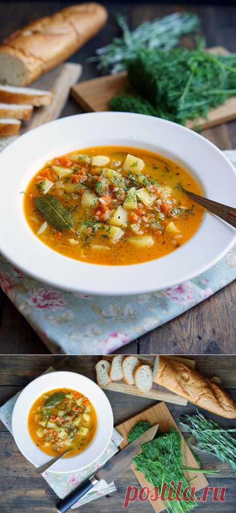 Лёгкий французский суп | Четыре вкуса