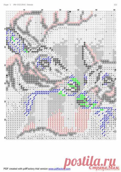 Олени 3: фотография в альбоме Коврики - есть схемы - Страна Мам