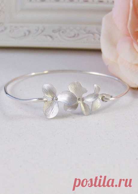 Silver BlossomsSterlingCherry BlossomSilver от ValleyGirlDesigns