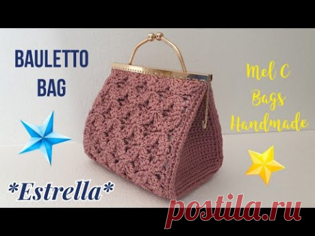 *ESTRELLA* mini Bauletto #PUNTO #STELLA #RILIEVO #CROCHET Mel C Bags Handmade