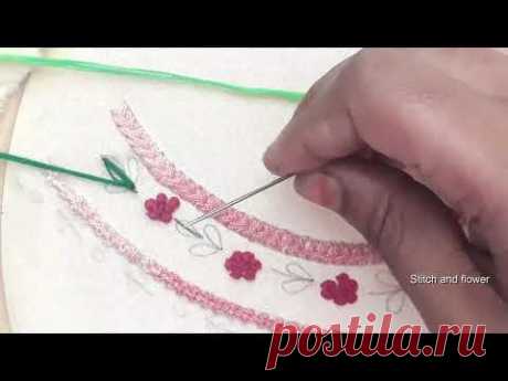 Beautiful Hand Embroidery Neck Design