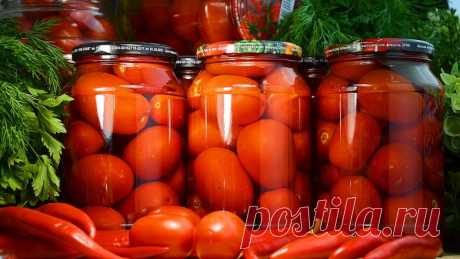 Сладкие маринованные помидоры на зиму - очень удачный рецепт