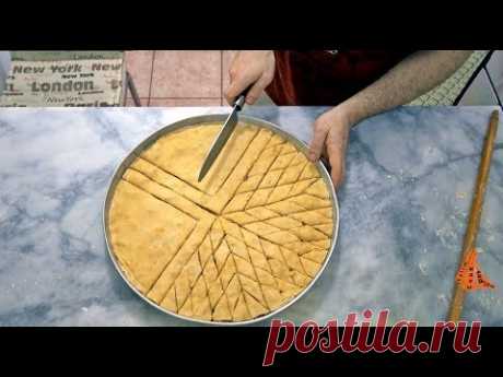 Turkish Baklava Recipe 30 Floors With Walnut Regional Dessert - YouTube