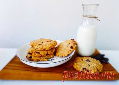 Овсяное печенье с цельнозерновой мукой · Рецепты печенья