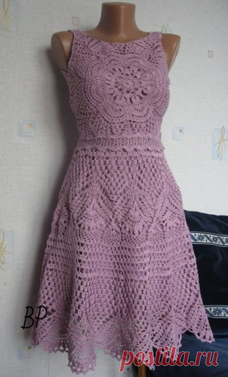 Crochet beautiful dress