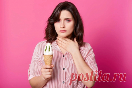 Почему нужно есть мороженое даже когда болит горло?