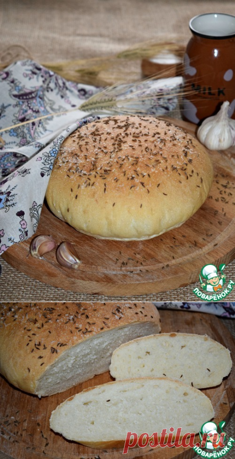 Домашний чесночный хлеб - кулинарный рецепт