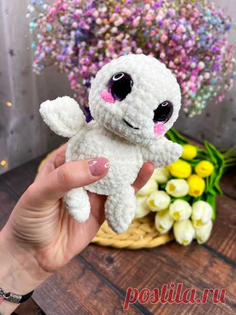 PDF Черепашка крючком. FREE crochet pattern; Аmigurumi toy patterns. Амигуруми схемы и описания на русском. Вязаные игрушки и поделки своими руками #amimore - плюшевая черепаха, маленькая черепашка из плюшевой пряжи, черепашонок.