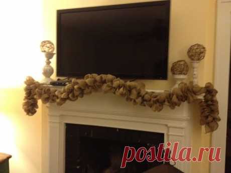 Burlap garland.. How-to! | Life in high cotton