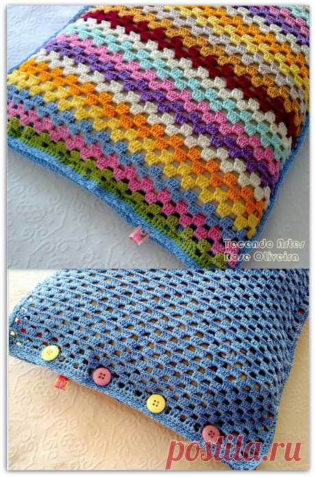 cute crochet pillow...                                                                                                                                                                                 Más