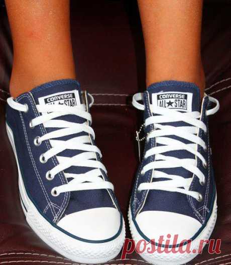 Фирменные Converse Low Blue