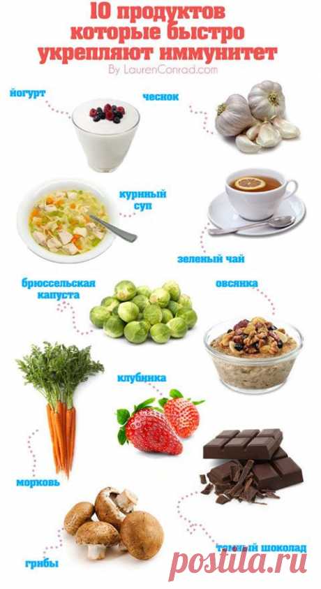 10 доступных продуктов для укрепления иммунитета человека