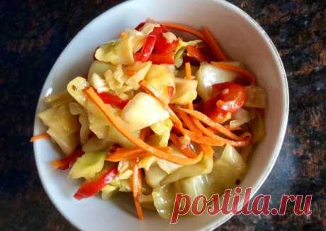 (5) Салат с капустой по-корейски - пошаговый рецепт с фото. Автор рецепта Елена . - Cookpad