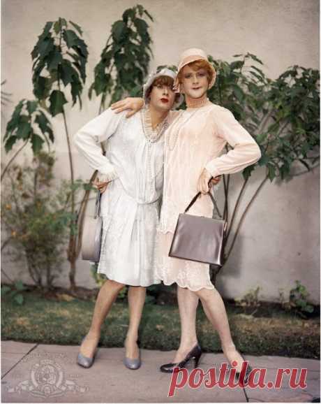 Каким мог быть фильм &quot;В джазе только девушки&quot; в цвете: редкие архивные снимки Мэрилин Монро