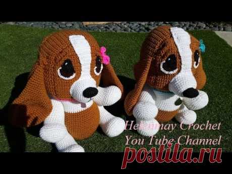 Crochet Hound Dog Part 1 of 2 DIY Tutorial