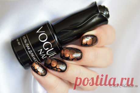 Дизайн ногтей гель-лаком &quot;Кошачий глаз&quot; Vogue Nails