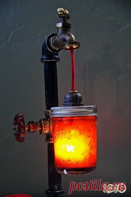 The &quot;Sophia&quot;: Industrial / Steampunk styled desk lamp