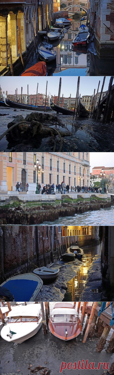 Как выглядит Венеция с пересохшими каналами — Все о туризме и отдыхе