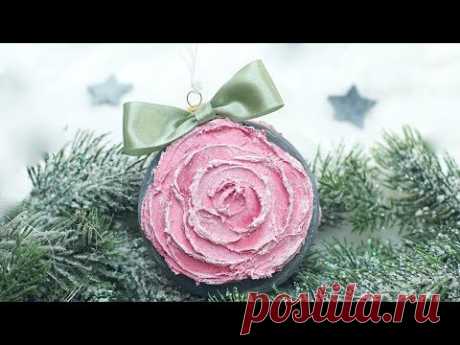 Różana bombka - DIY tutorial