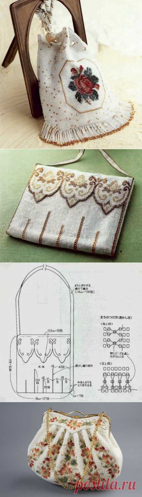 Сумочки, сотканные из бисера — Рукоделие
