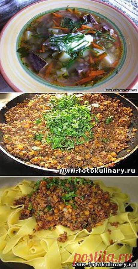 Макароны с мясным соусом и чечевицей - Вторые блюда  - Кулинарные рецепты ! - ФотоКулинария