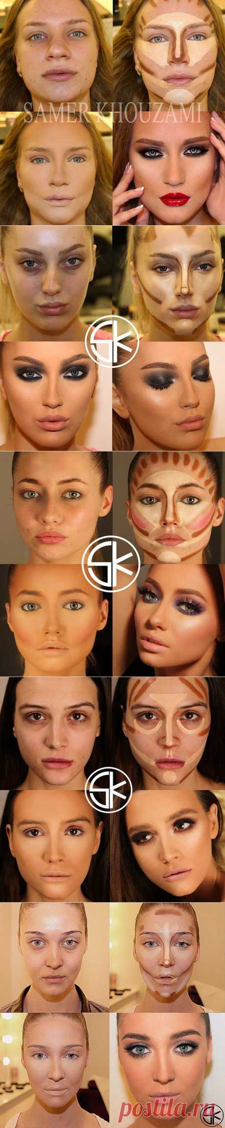 Невероятные преображения девушек до и после макияжа / Все для женщины