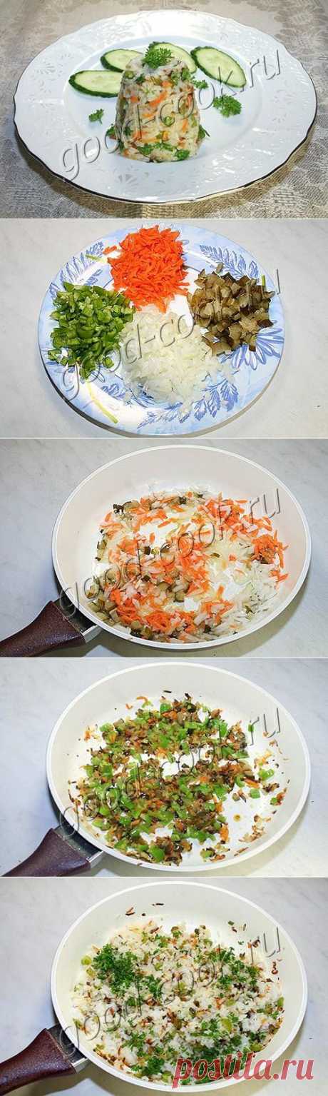 Хорошая кухня - пикантный рис с овощами. Кулинарная книга рецептов. Салаты, выпечка.