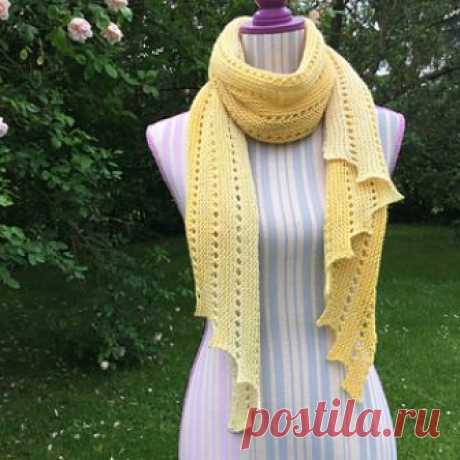 Hello Sun Scarf pattern by Véronique Casiez 
Now available in english! (download the PDF file on my website, at the end of the post)
