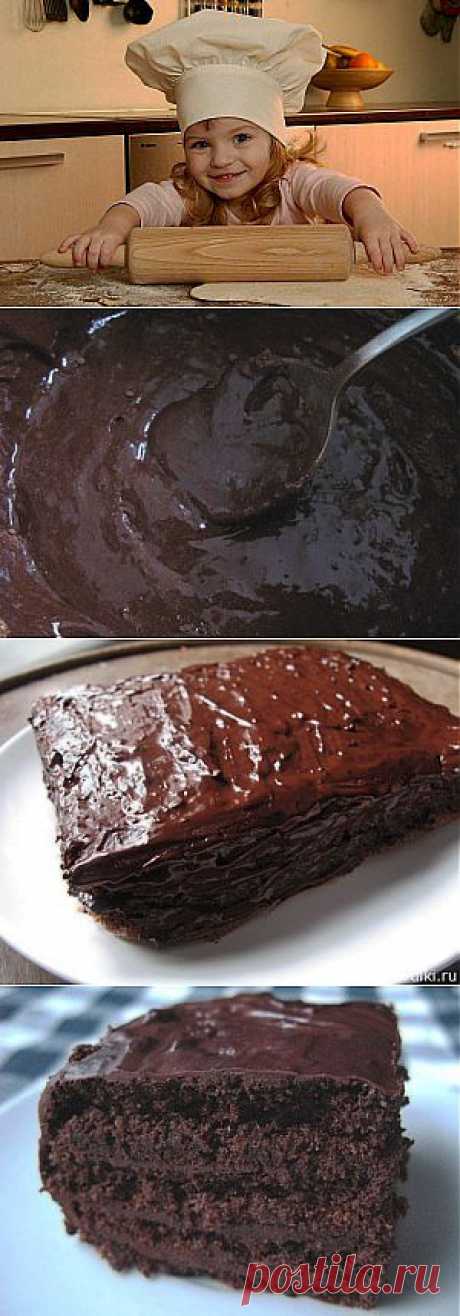 Шоколадный торт (без муки) | Готовим вместе