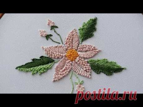 Amazing Cute Hand Embroidery Flower Fantasy Mix Stitches