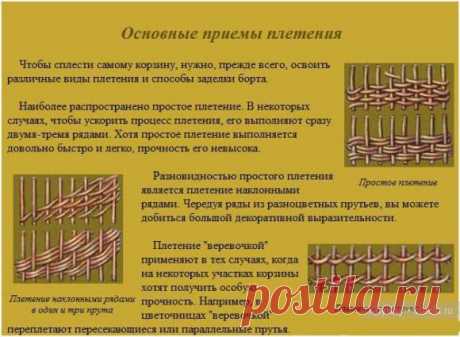 Плетение корзин, мастер класс.Основные приемы / Плетение из газет, поделки из газетных трубочек - мастер классы для начинающих, видео / КлуКлу. Рукоделие - бисероплетение, квиллинг,  крестом, вязание