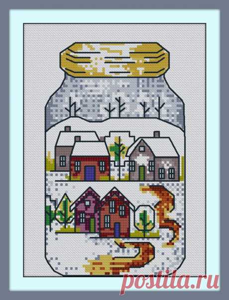 Miniature Cross Stitch PDF Pattern Download Cross Stitch | Etsy