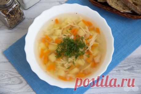 Легкий суп с вермишелью – простой и вкусный рецепт с фото (пошагово)
