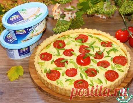Фермерский пирог с зеленью и помидорами – кулинарный рецепт
