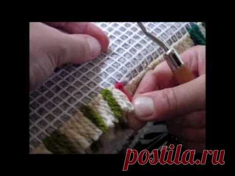 Latch Hook Tutorial by Utterly Hooked Designs - YouTube