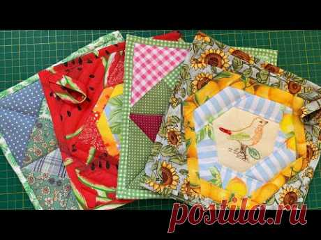 Blocos de Patchwork - peças utilitárias