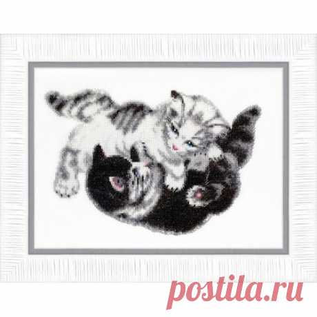 Набор для вышивания "Котята" – купить в интернет магазине Вышивай-Ка!