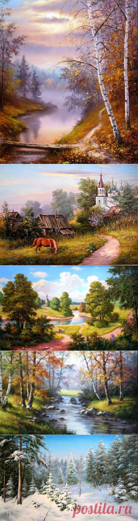 (+1) тема - Современные художники. Пейзажи. Slobodan Trpevski | Искусство