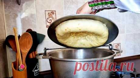 Невероятный рецепт приготовления узбекской лепешки на плите без тандыра и духовки | Сделай Сам - Своими Руками Пульс Mail.ru