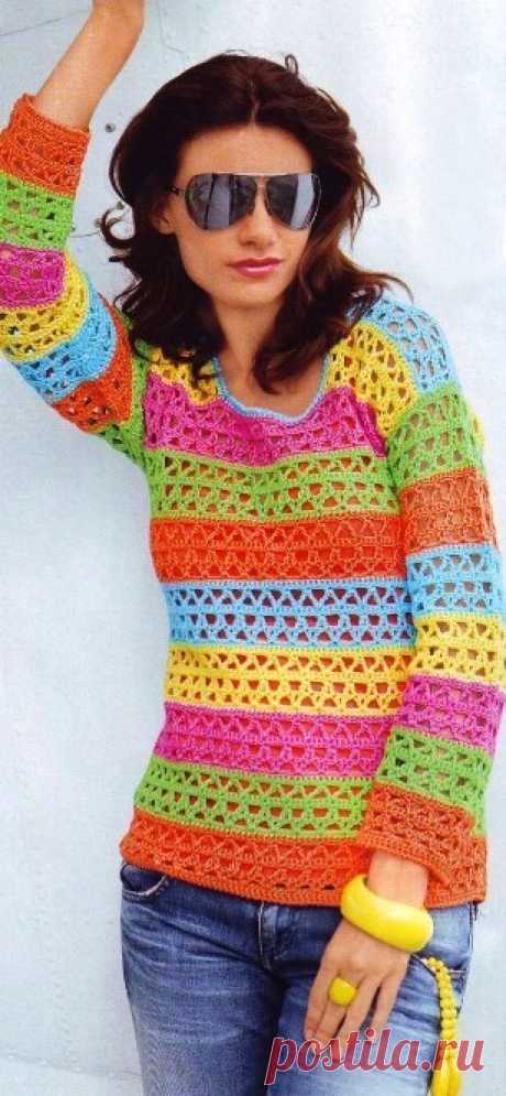 CROCHET JUMPER. CROCHET JUMPER. FREE DIAGRAM.